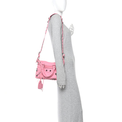 Balenciaga Agneau Arena Neo Cagole Medium Handbag Candy Pink 2 of 12