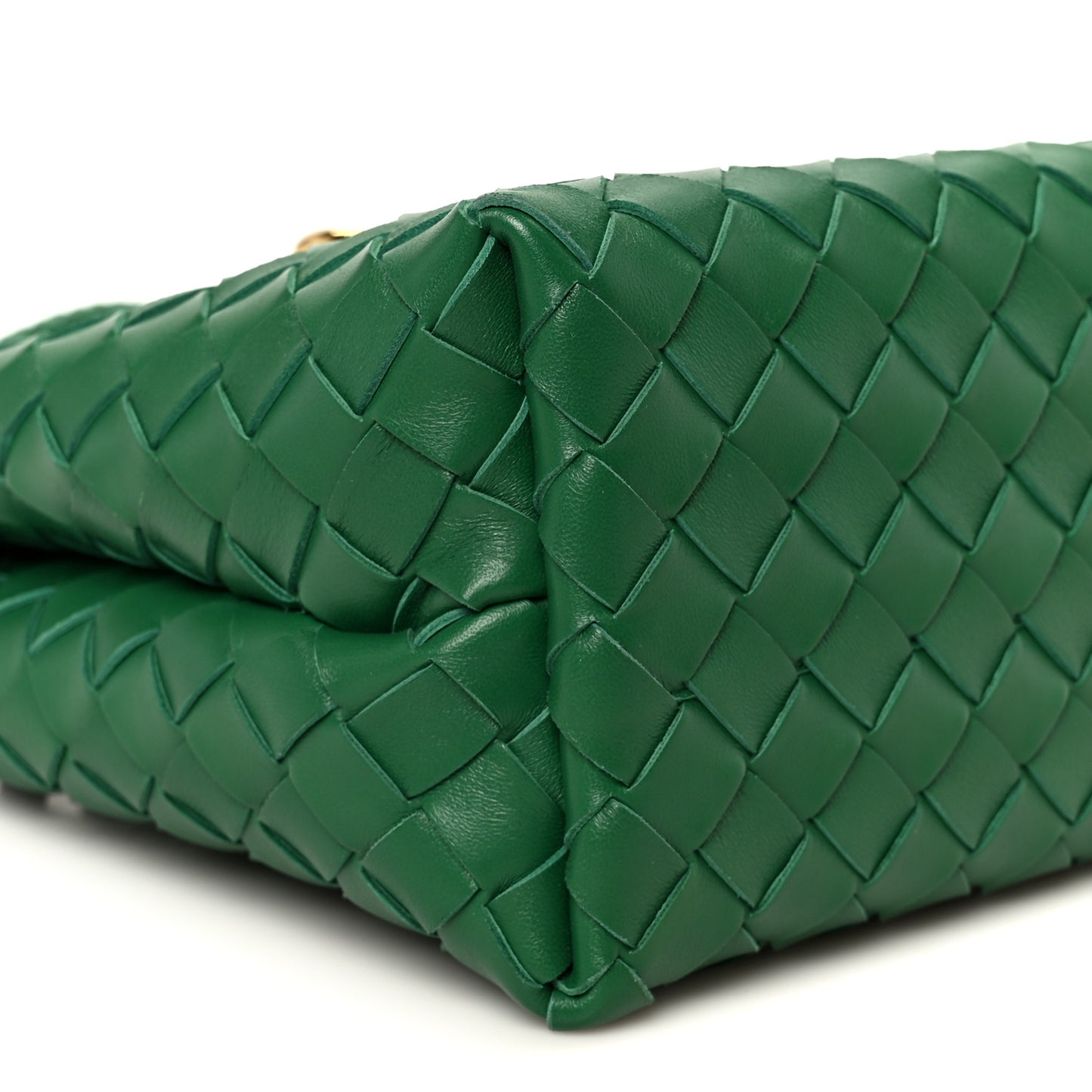 Nappa Intrecciato Small Andiamo Shoulder Bag Jungle