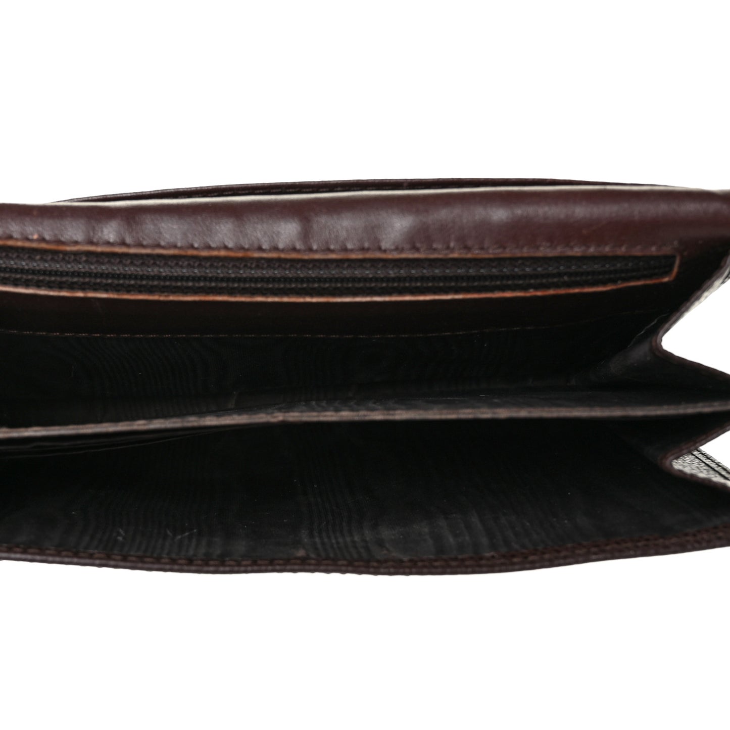 Caviar Timeless CC Flap Wallet Brown