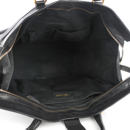 Saint Laurent Sheepskin Large Cabas ChYc Black 5 of 7