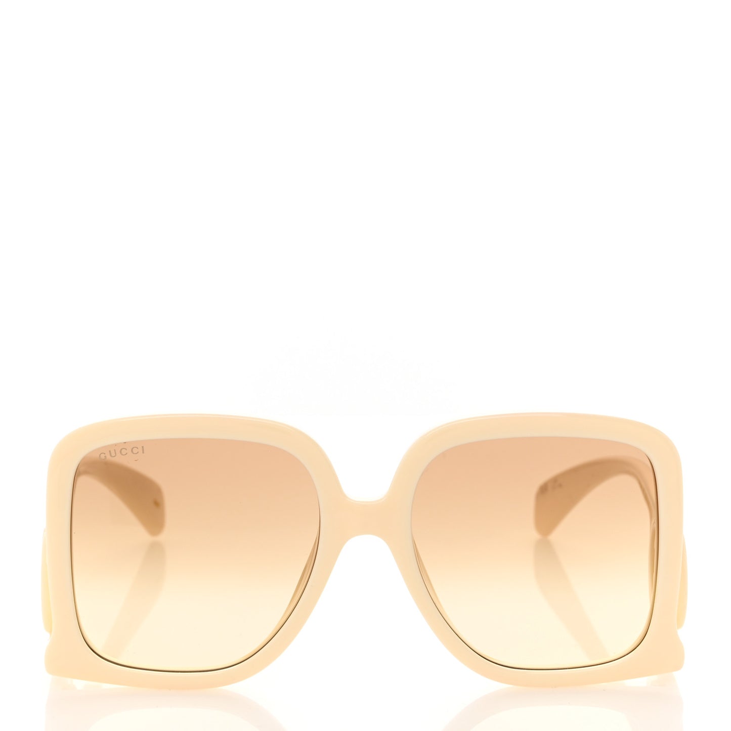 Acetate Rectangle Frame Sunglasses GG1326S White
