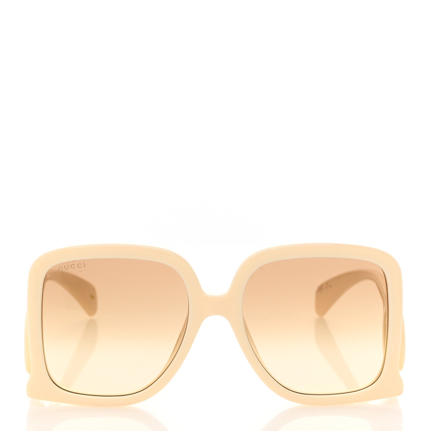Gucci Acetate Rectangle Frame Sunglasses GG1326S White 2 of 9