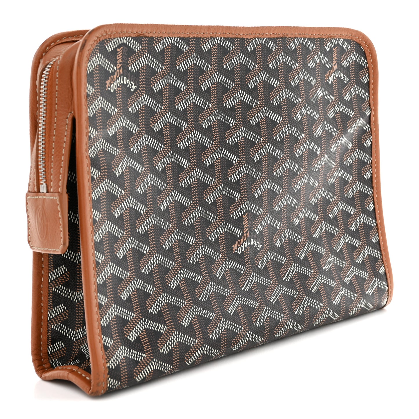 Goyardine Jouvence MM Toiletry Pouch Black Gold