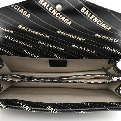 Gucci X BALENCIAGA Calfskin Logo Print Small Dionysus Shoulder Bag Black 5 of 11