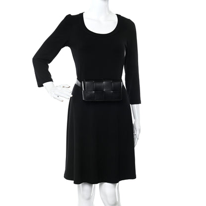 Bottega Veneta Nappa Maxi Intreccio The Belt Cassette Bag Black 3 of 9