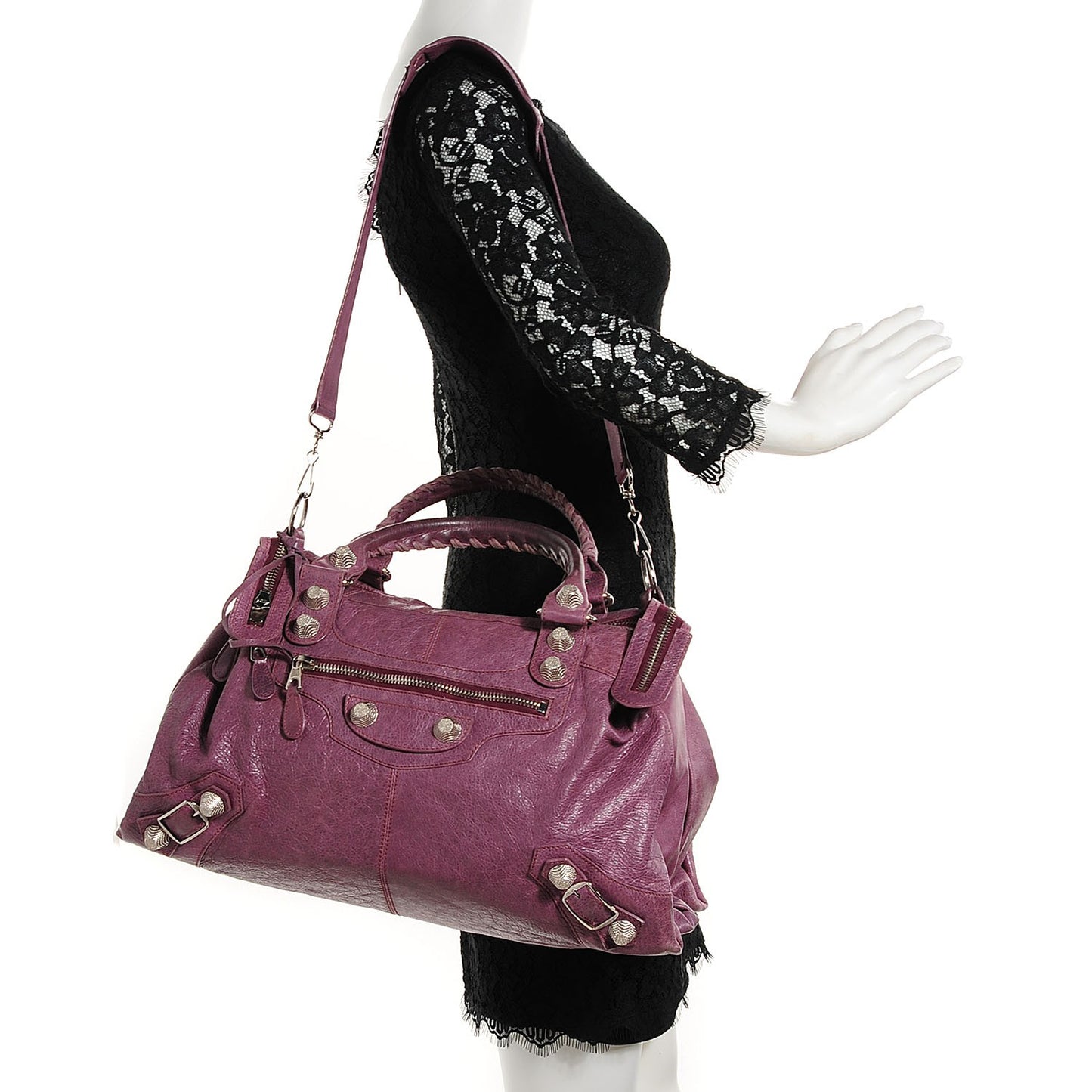 Agneau Giant 21 Silver Hardware Trapeze Murier