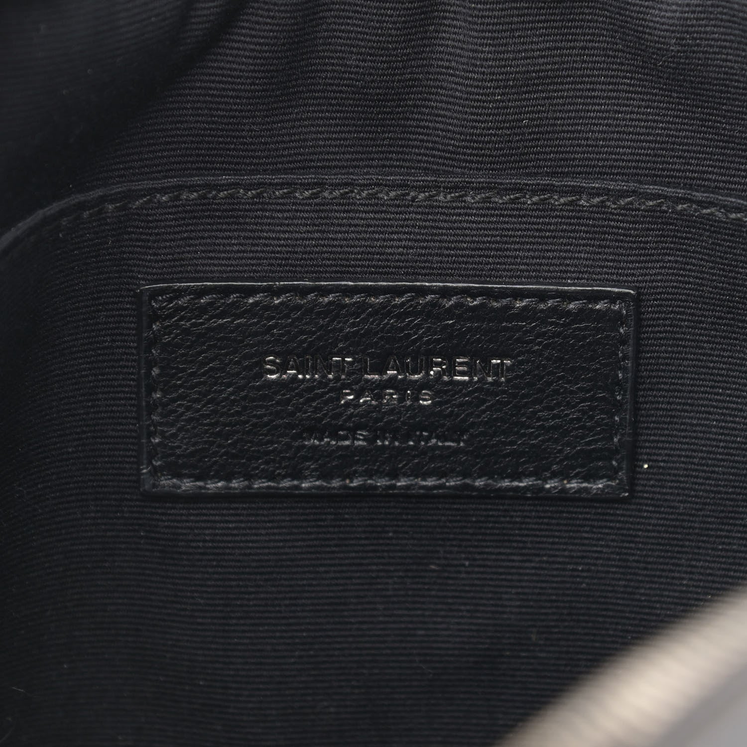 Saint Laurent Calfskin Matelasse Monogram Lou Camera Bag Grey 6 of 17