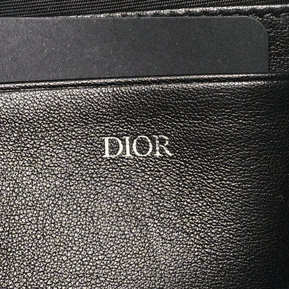 Christian Dior Oblique Zipped With Strap Pouch Black 7 of 10
