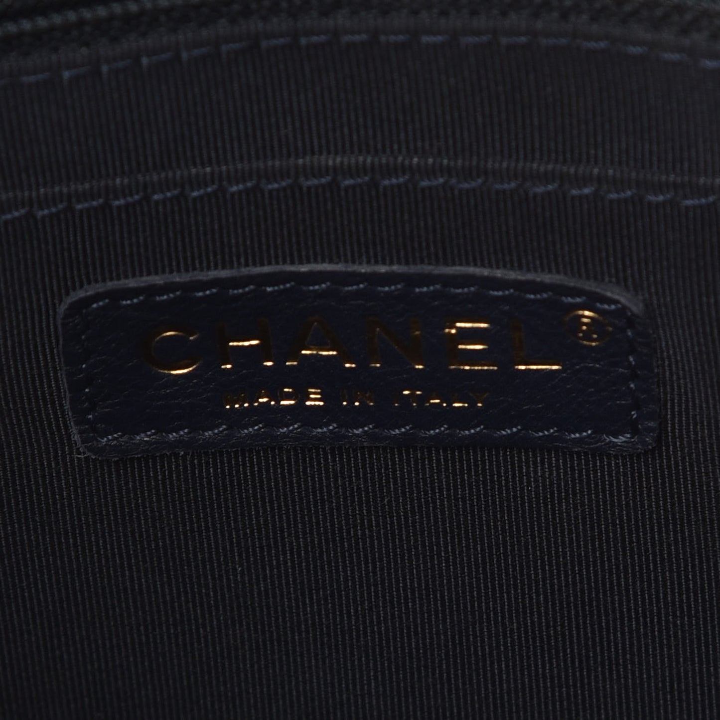 Washed Denim Quilted Small Urban Spirit Backpack Dark Blue