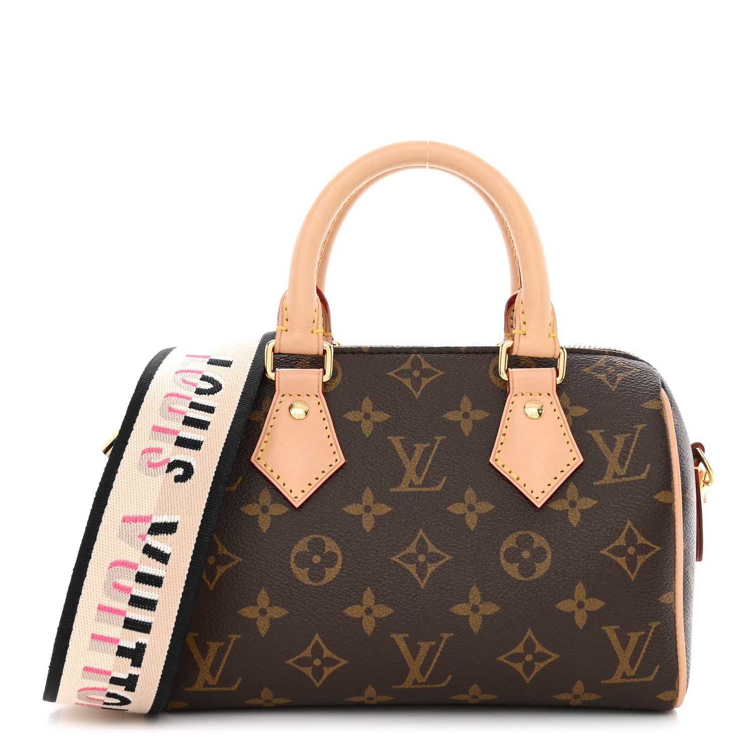 Louis Vuitton Monogram Speedy Bandouliere 20 Black 1 of 10