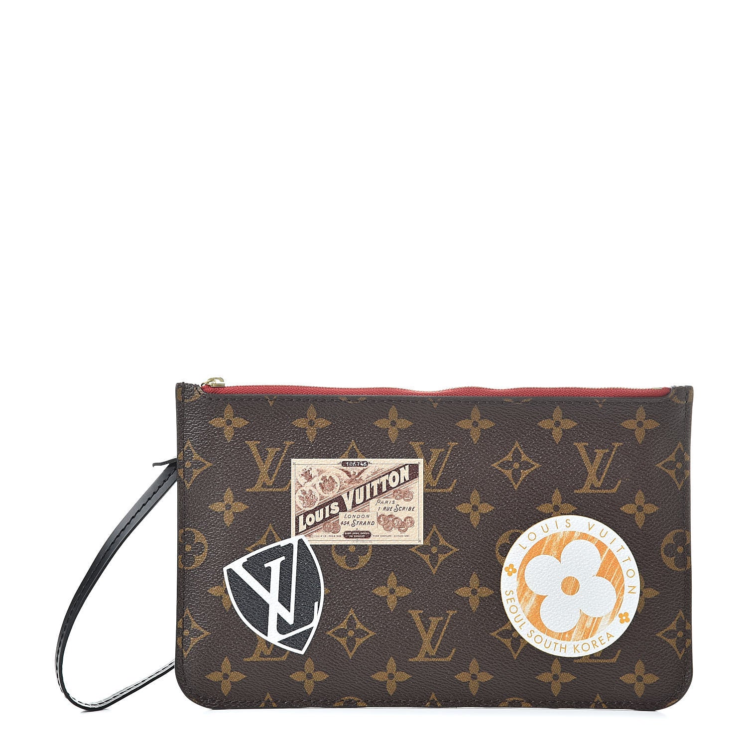 Louis Vuitton Monogram World Tour Neverfull MM GM Pochette 1 of 7
