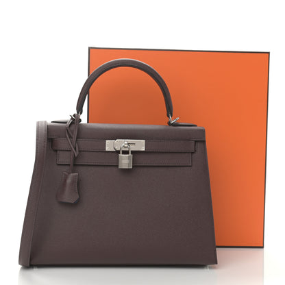 Hermes Epsom Verso Kelly Sellier 28 Rouge Sellier Bleu Saphir 11 of 11