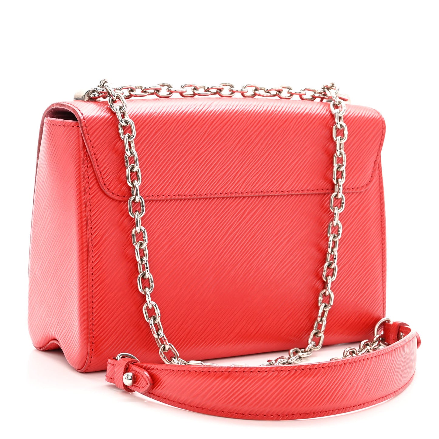 Epi Twist Shoulder Bag MM Coquelicot