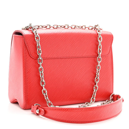 Louis Vuitton Epi Twist Shoulder Bag MM Coquelicot 3 of 10