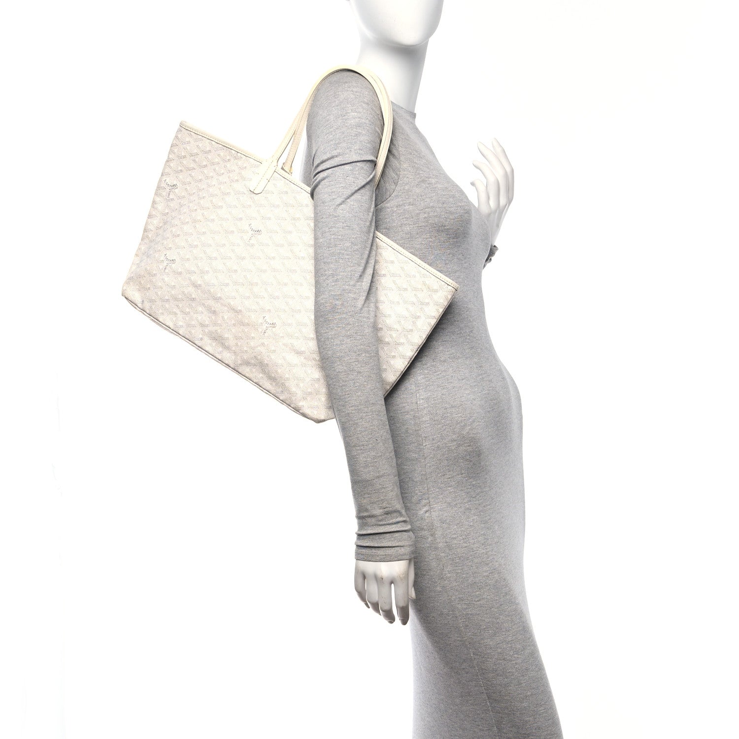 Goyard Goyardine Saint Louis PM White 2 of 13