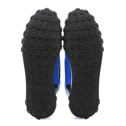 Chanel Mesh Lycra Calfskin Womens High Top Sneakers 42 Royal Blue 5 of 9