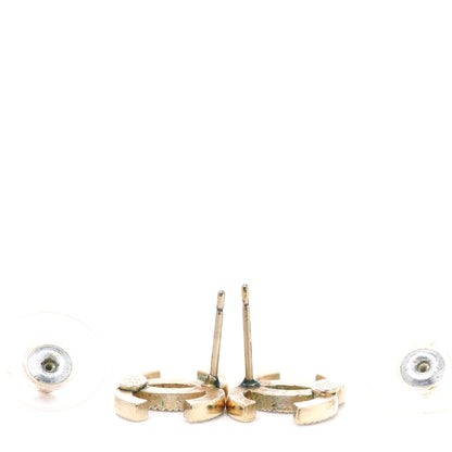 Chanel Crystal CC Earrings Gold 3 of 6