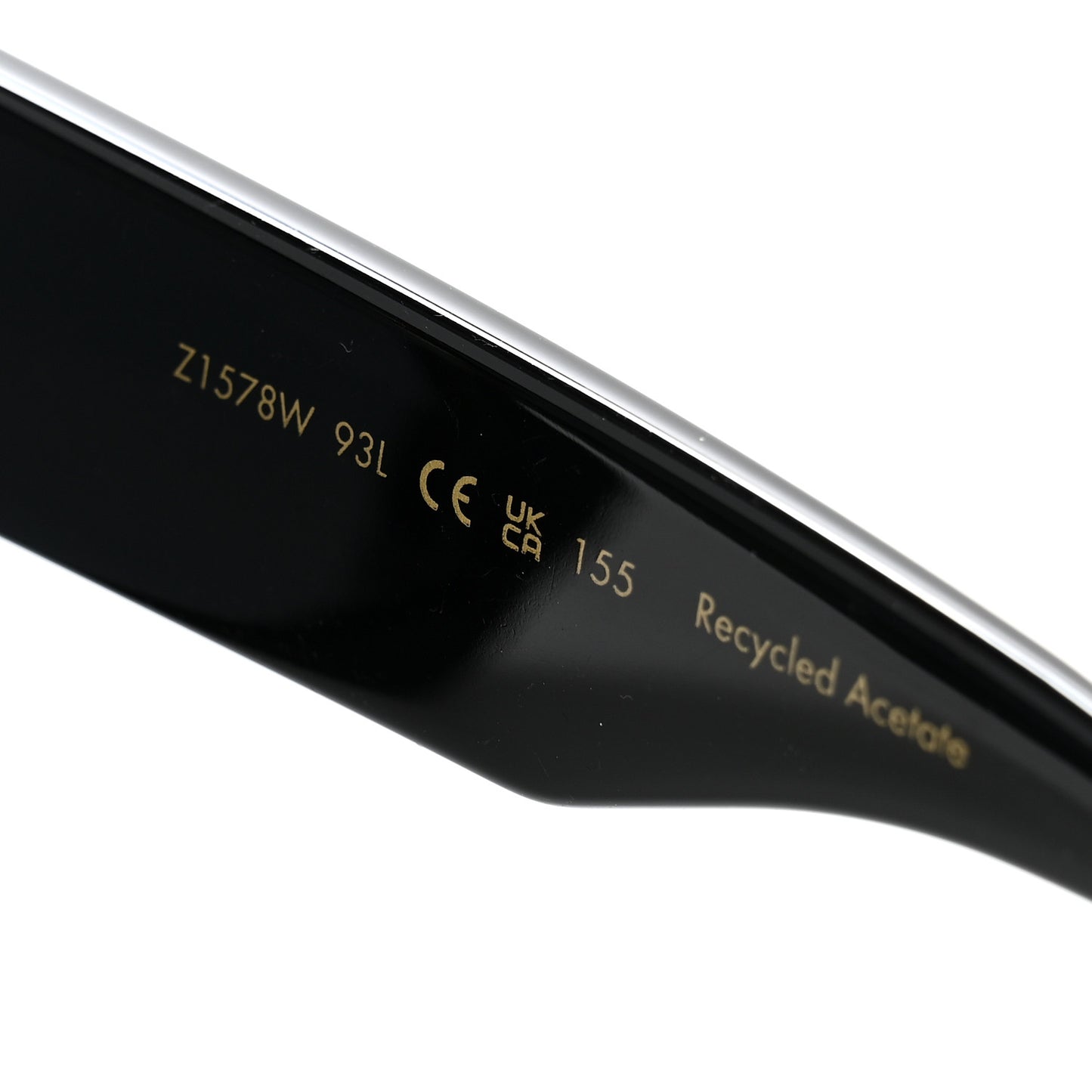 Acetate Swarovski Crystal Cyclone Sunglasses Z1578W Black