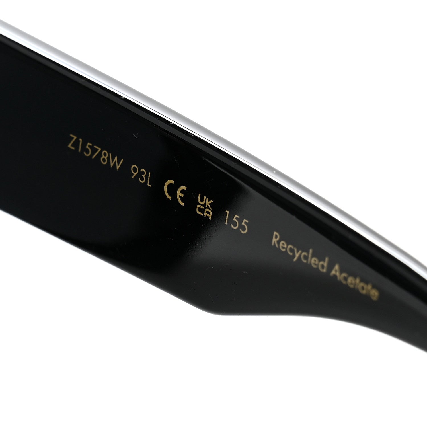Louis Vuitton Acetate Swarovski Crystal Cyclone Sunglasses Z1578W Black 6 of 8