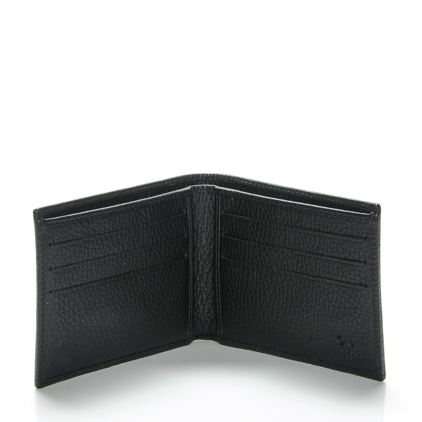 Denim Monogram Bi-Fold Wallet Black