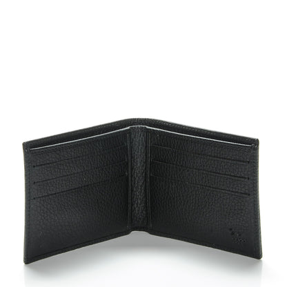 Gucci Denim Monogram Bi-Fold Wallet Black 5 of 8