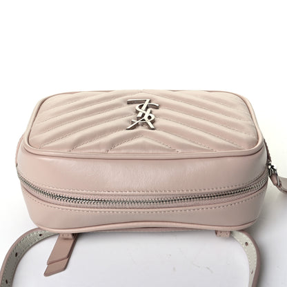 Saint Laurent Calfskin Matelasse Monogram Lou Belt Bag Marble Pink 7 of 7