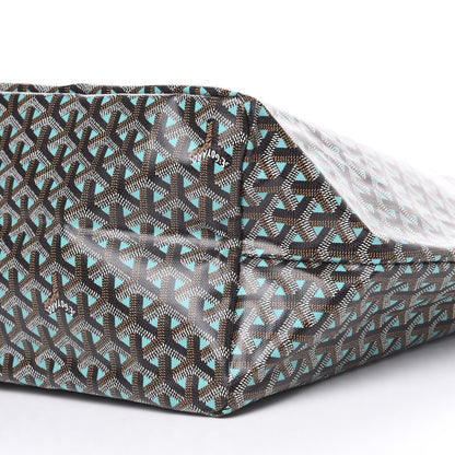 Goyard Goyardine Saint Louis Claire Voie GM Black Blue 7 of 8