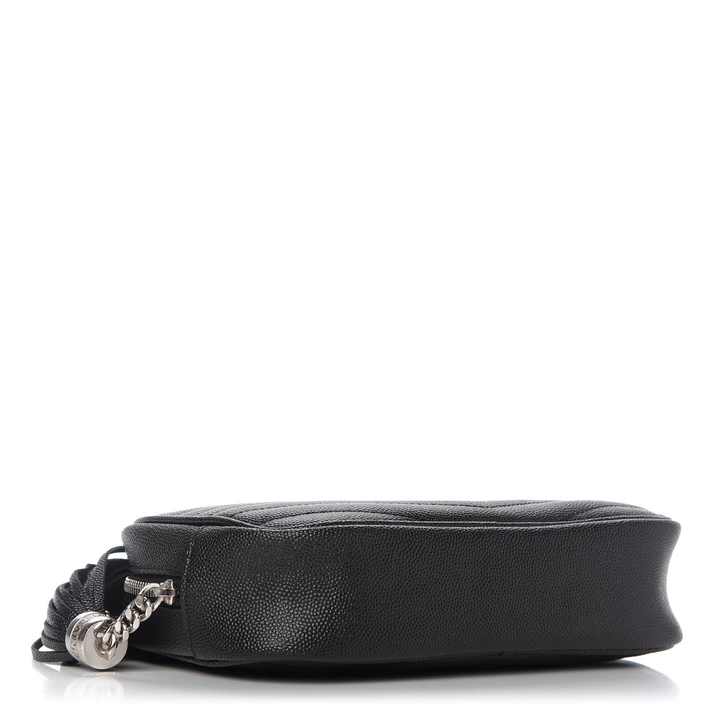 Saint Laurent Grain De Poudre Matelasse Monogram Mini Lou Camera Bag Black 4 of 10