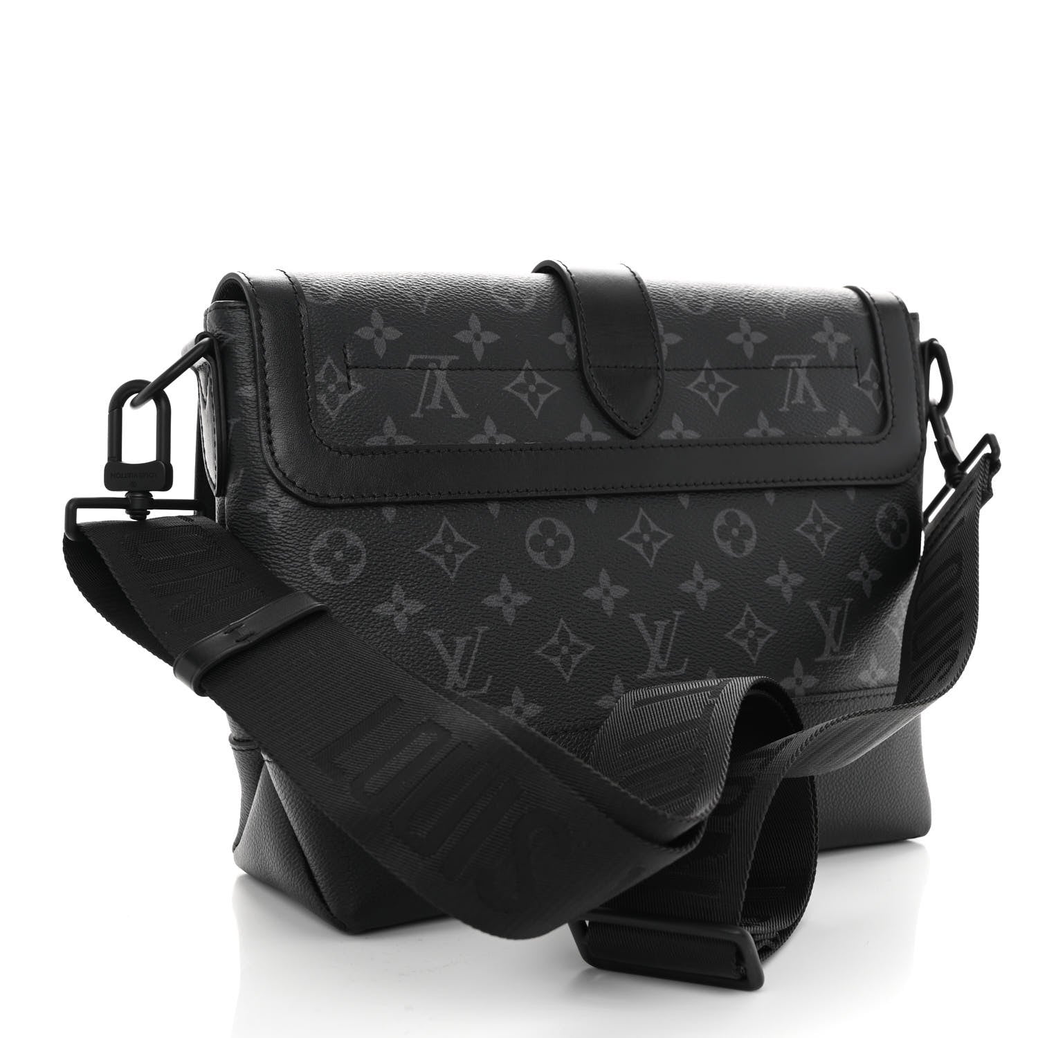 Louis Vuitton Monogram Eclipse Saumur Messenger NV Black 3 of 9