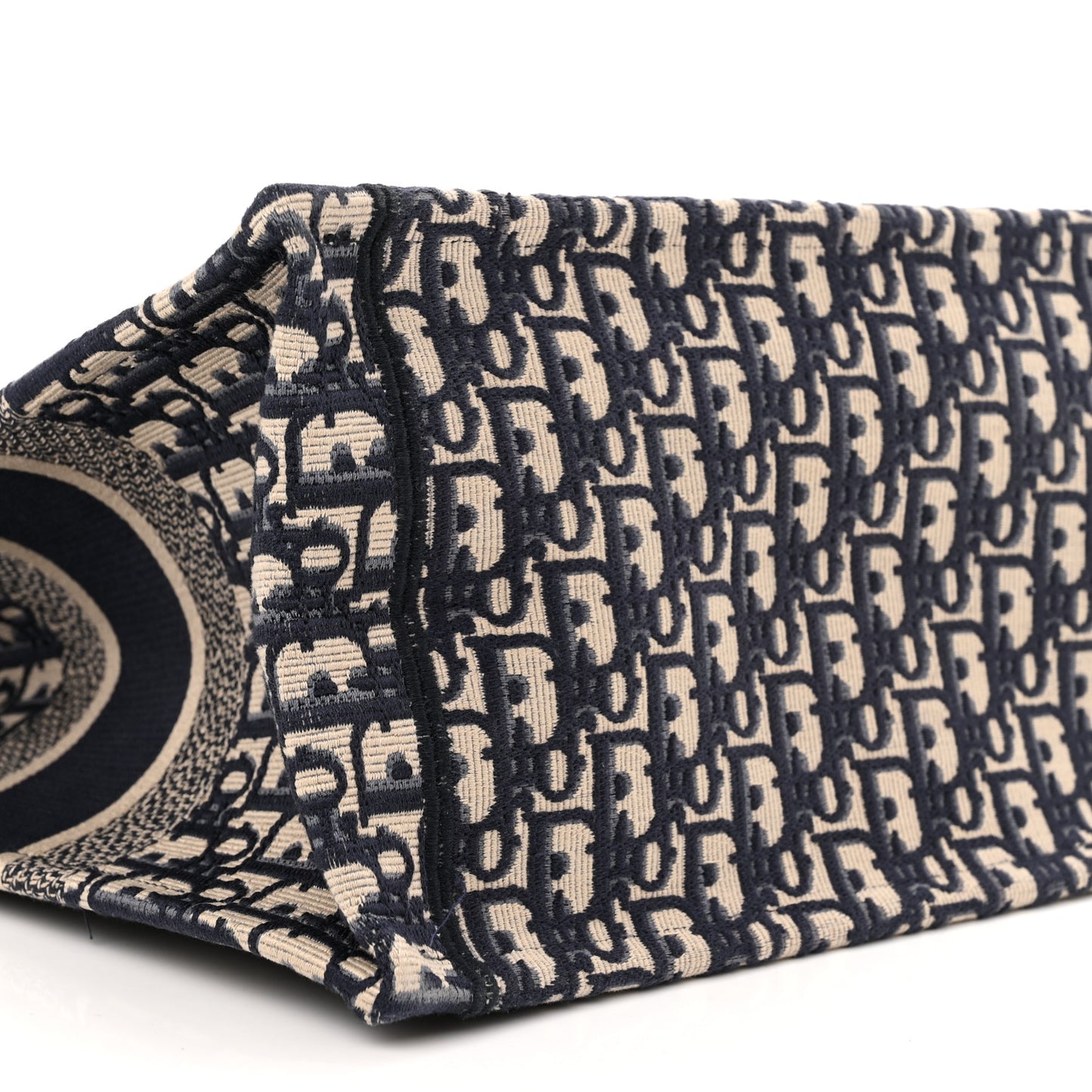 Oblique Medium Book Tote Blue Multicolor