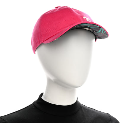 Chanel Cotton CC Cap Hat Fuchsia 2 of 8
