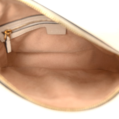 Gucci GG Supreme Monogram Small Horsebit 1955 Shoulder Bag Beige Mystic White 5 of 12