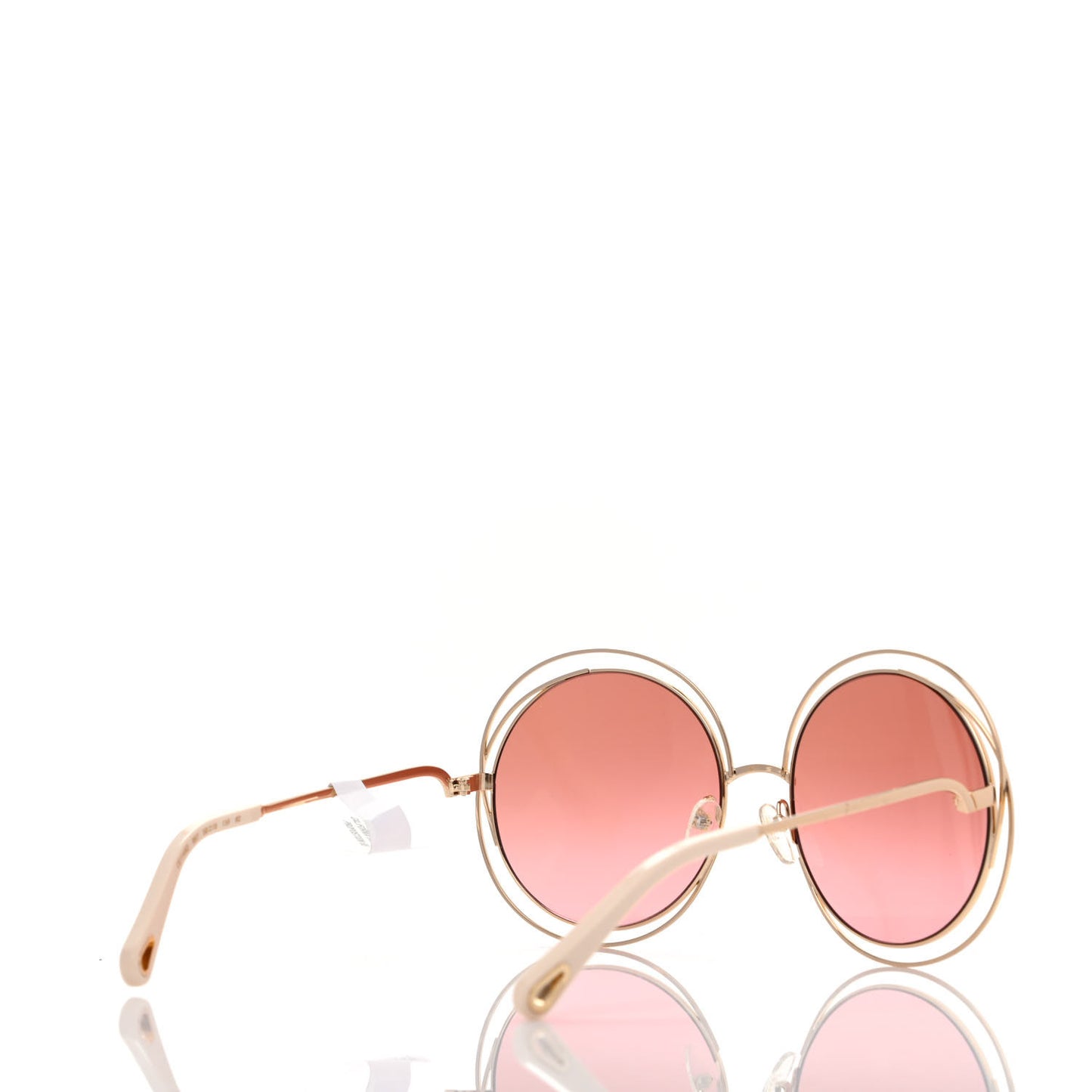 Metal Oversized Round Carlina Oversized Round Sunglasses CE114SD Gold