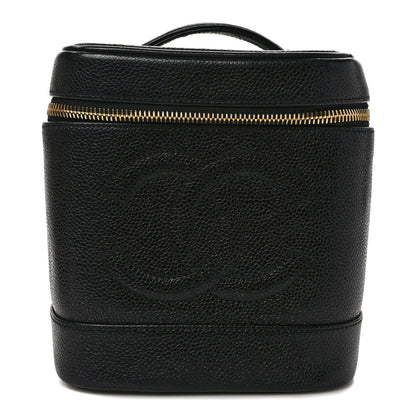 Chanel Caviar Vanity Cosmetic Case Black 1 of 8