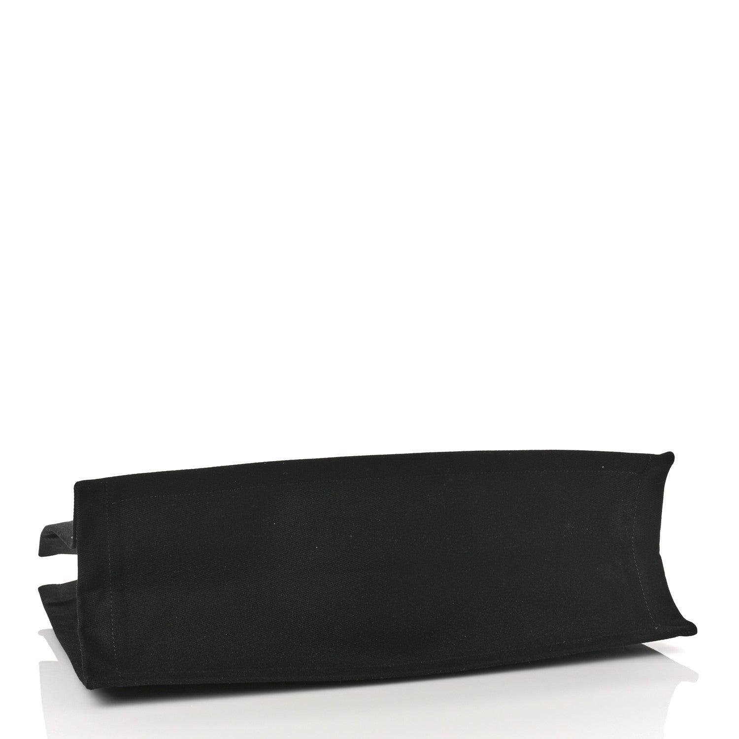 Saint Laurent Linen Calfskin Rive Gauche Tote Black 4 of 8