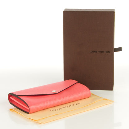 Louis Vuitton Epi Sarah Wallet Corail 4 of 7