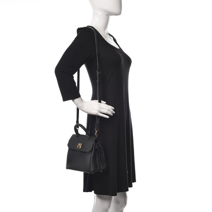 MCM Grained Calfskin Small Milla Crossbody Black 2 of 12