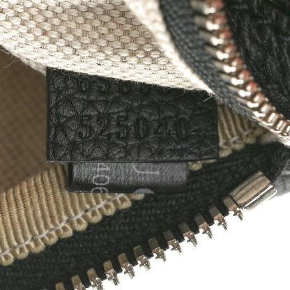 Gucci Piuma Calfskin Jumbo GG Embossed Small Belt Bag Black 7 of 11