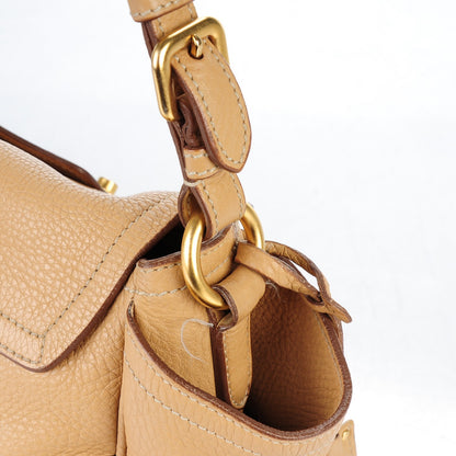 Prada Vitello Daino Shoulder Bag Sabbia 6 of 12