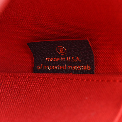 Louis Vuitton Empreinte Pochette Felicie Chain Wallet Marine Rouge 8 of 12