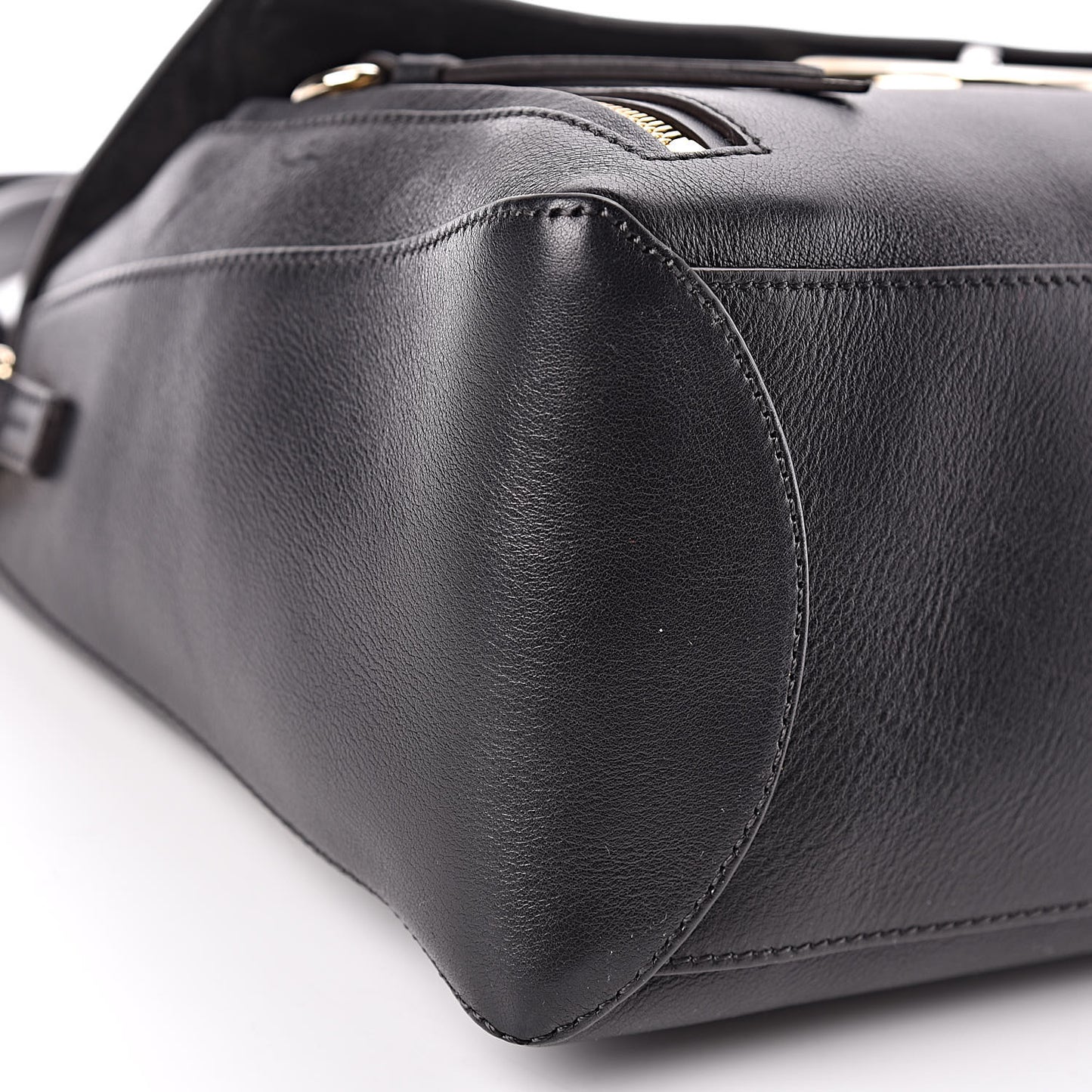 Calfskin Medium Faye Day Shoulder Bag Black