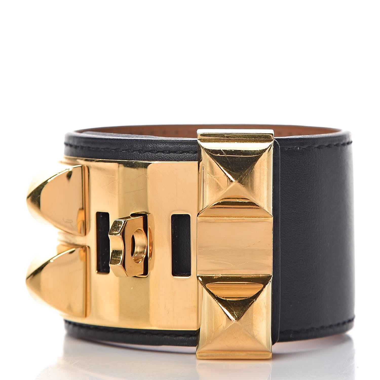 Hermes Box Collier de Chien CDC Bracelet S Black 3 of 6