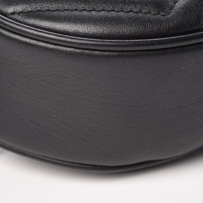 Gucci Calfskin Matelasse GG Marmont Belt Bag 95 38 Black 9 of 10