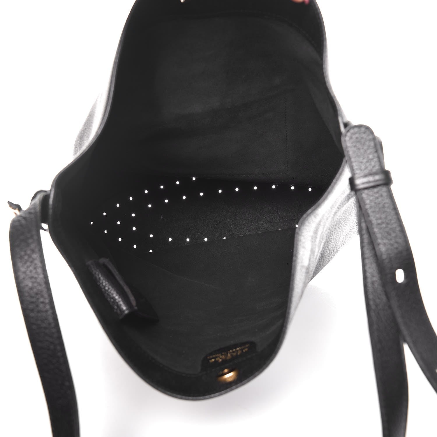 Delvaux Taurillon Le Pin Shoulder Bag Black 5 of 10