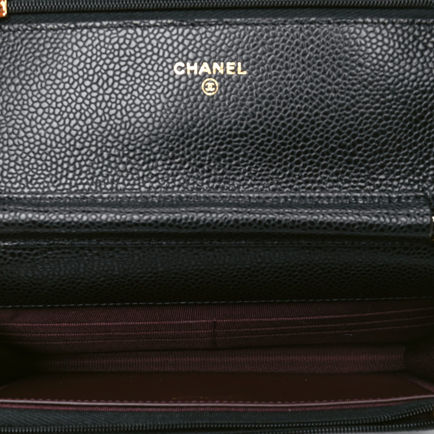 Chanel Caviar Quilted Wallet On Chain WOC Black 4 of 4