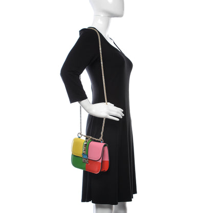 Valentino Garavani Vitello Mini Glam Lock Rockstud Flap Multicolor 2 of 10