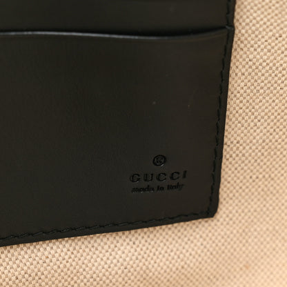 Gucci GG Supreme Monogram Kingsnake Zip Wristlet Pouch Beige Black 6 of 8