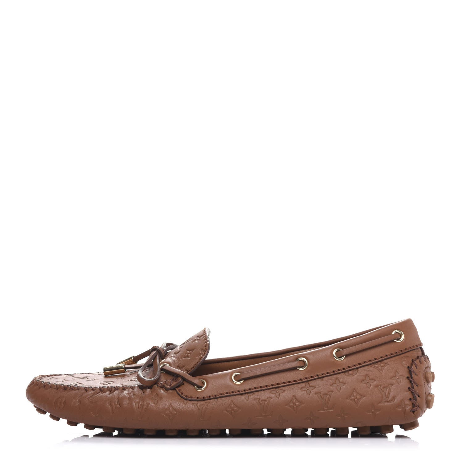 Louis Vuitton Empreinte Gloria Loafers 39.5 Cognac 1 of 10