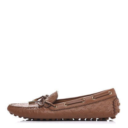Louis Vuitton Empreinte Gloria Loafers 39.5 Cognac 1 of 10