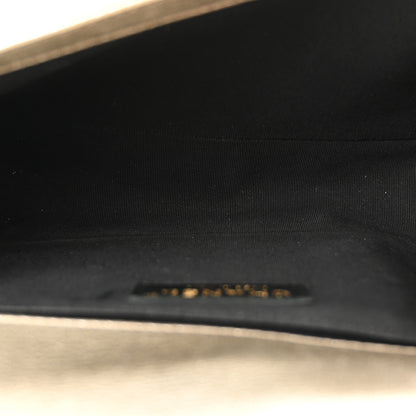 Chanel Metallic Goatskin Calfskin Medium Boy Flap Gold Black 5 of 15